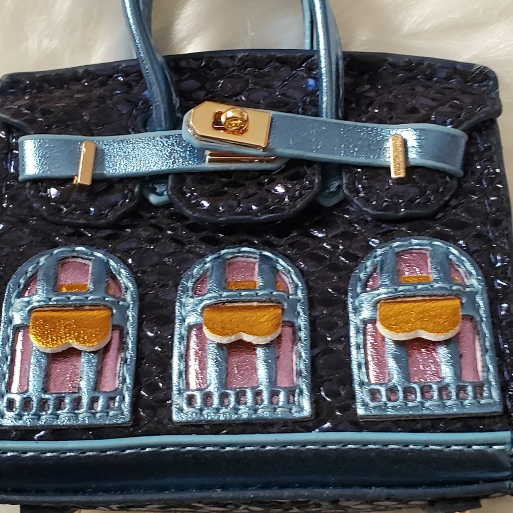 NEW, Metallic MiniBag Bag Charm